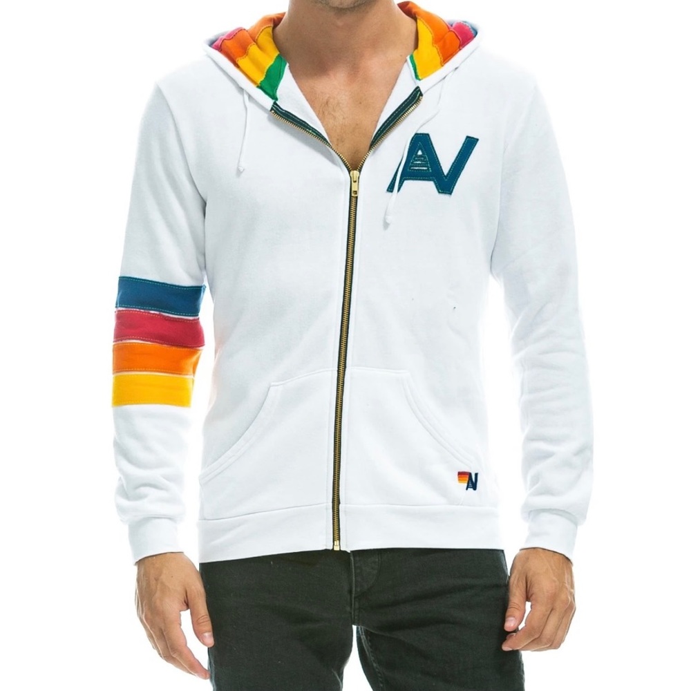 Rainbow Aviator Nation Zip-Up